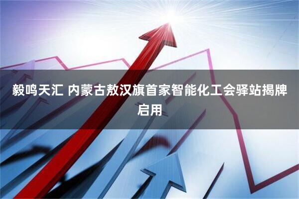 毅鸣天汇 内蒙古敖汉旗首家智能化工会驿站揭牌启用