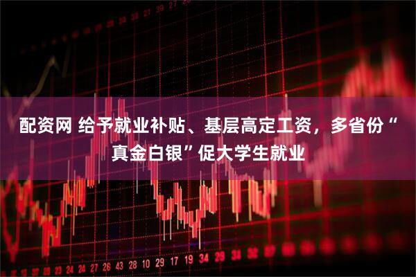 配资网 给予就业补贴、基层高定工资，多省份“真金白银”促大学生就业